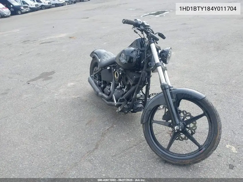2004 Harley-Davidson Fxstb VIN: 1HD1BTY184Y011704 Lot: 42611002