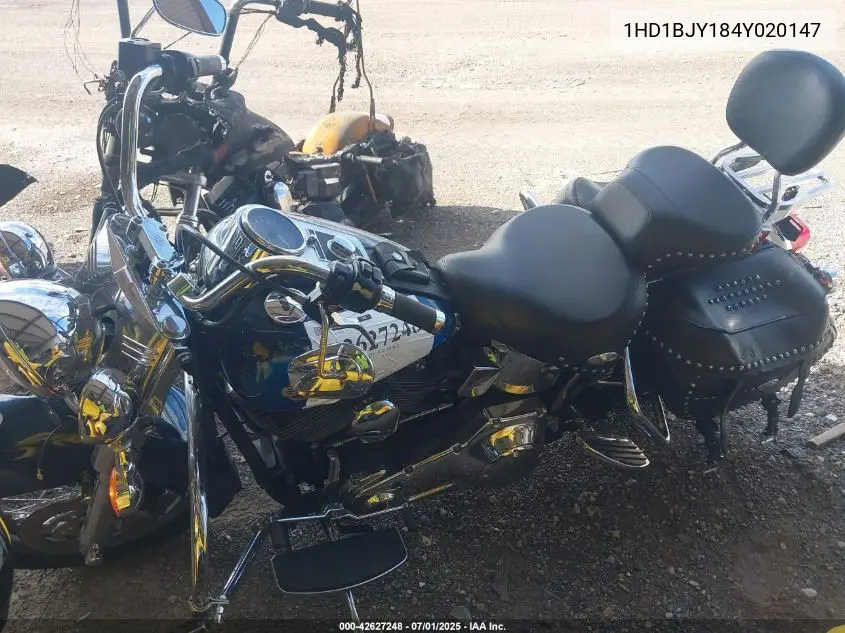 2004 Harley-Davidson Flstc VIN: 1HD1BJY184Y020147 Lot: 42627248