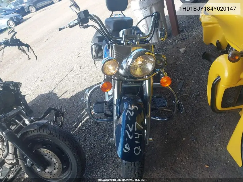 2004 Harley-Davidson Flstc VIN: 1HD1BJY184Y020147 Lot: 42627248