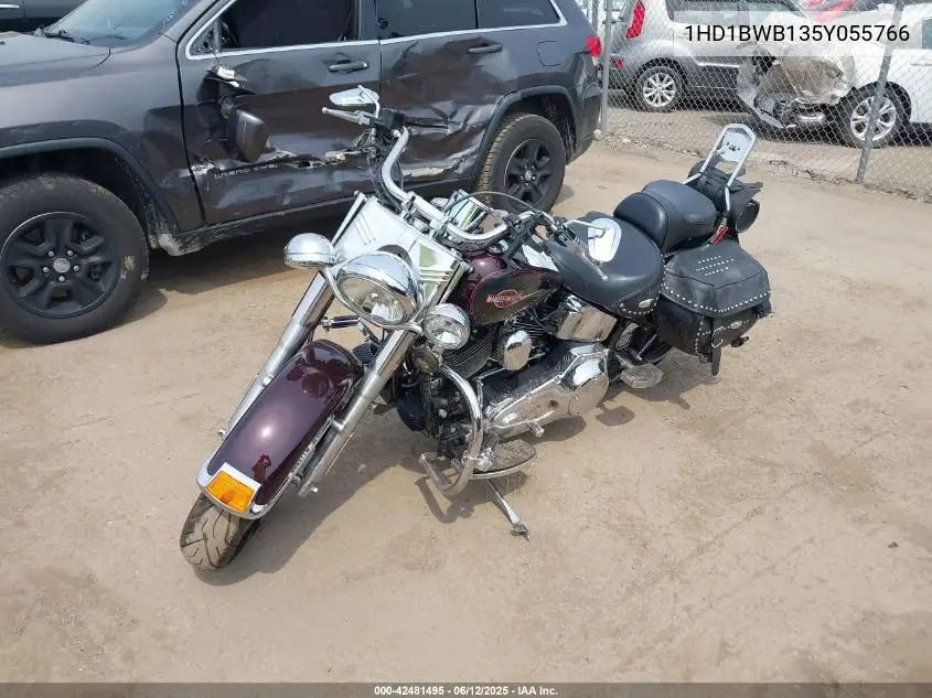 2005 Harley-Davidson Flstci VIN: 1HD1BWB135Y055766 Lot: 42481495