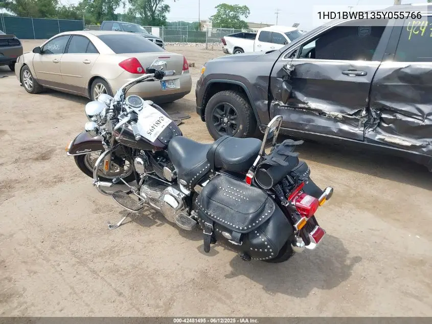 2005 Harley-Davidson Flstci VIN: 1HD1BWB135Y055766 Lot: 42481495