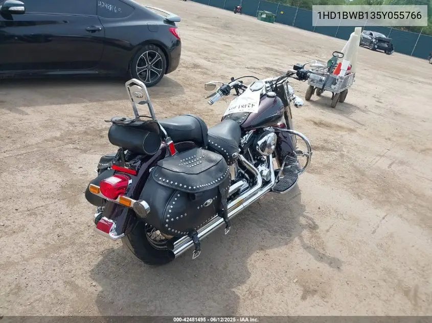 2005 Harley-Davidson Flstci VIN: 1HD1BWB135Y055766 Lot: 42481495