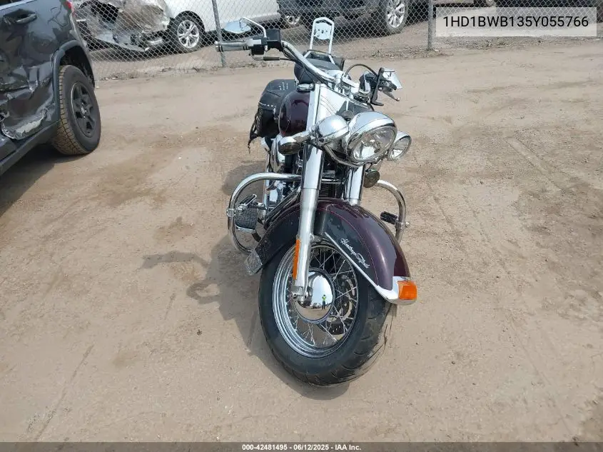 2005 Harley-Davidson Flstci VIN: 1HD1BWB135Y055766 Lot: 42481495