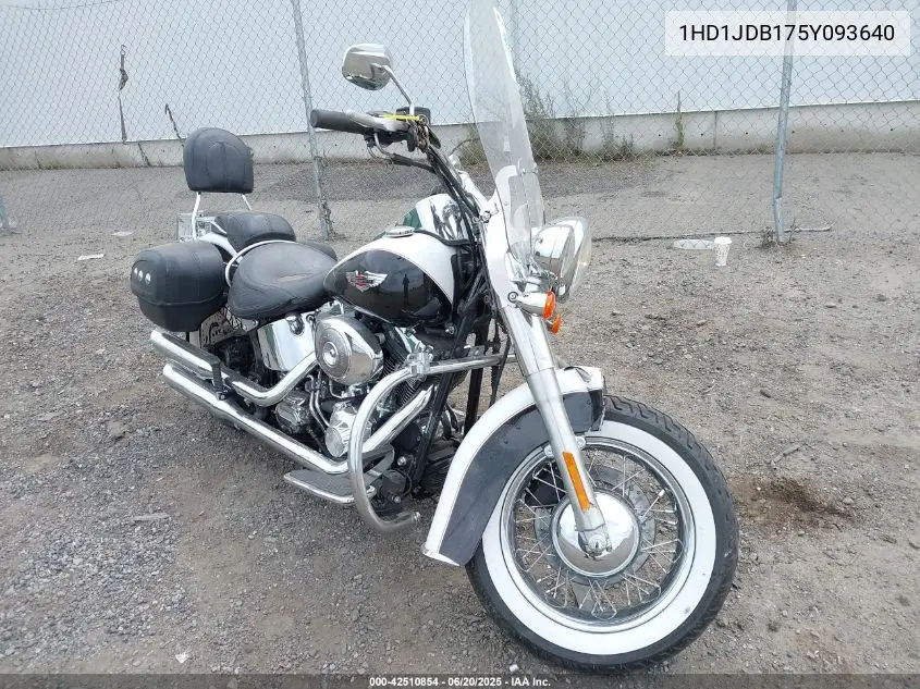 2005 Harley-Davidson Flstni VIN: 1HD1JDB175Y093640 Lot: 42510854