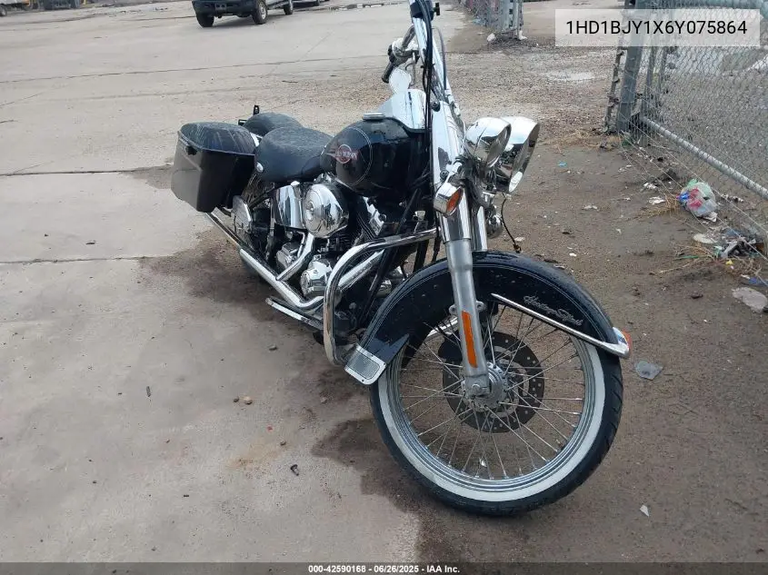 2006 Harley-Davidson Flstc VIN: 1HD1BJY1X6Y075864 Lot: 42590168