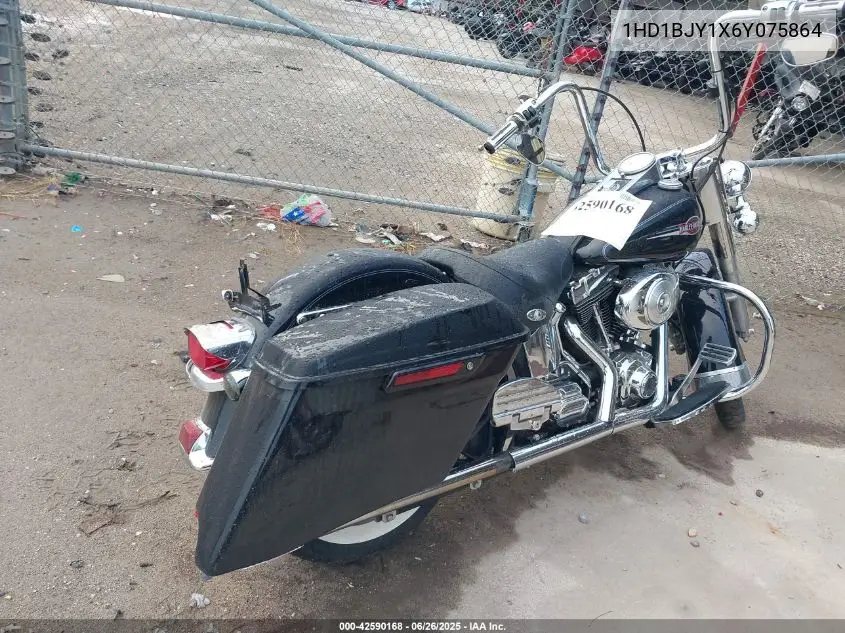 2006 Harley-Davidson Flstc VIN: 1HD1BJY1X6Y075864 Lot: 42590168