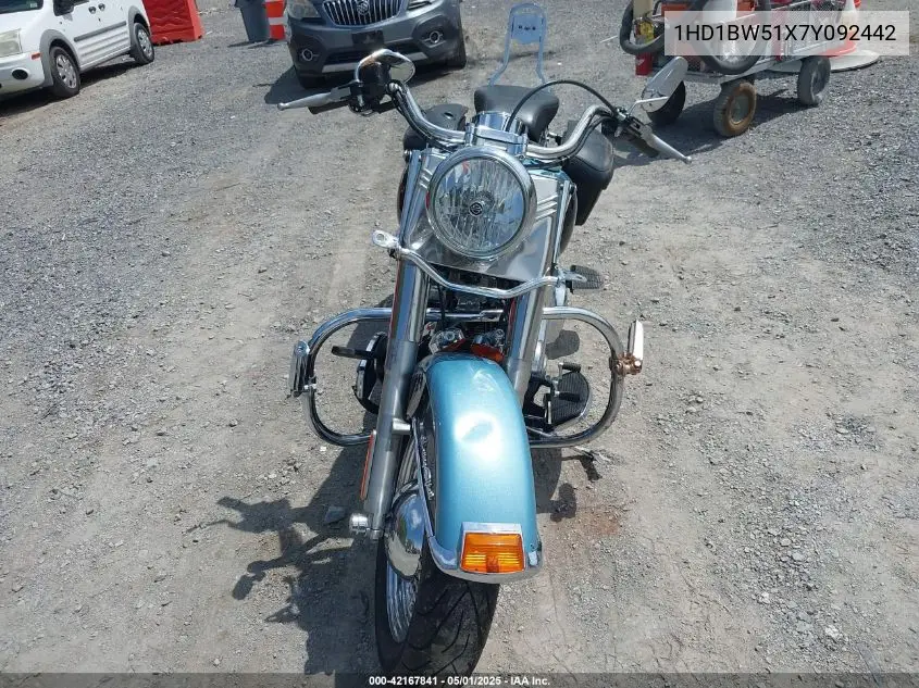 2007 Harley-Davidson Flstc VIN: 1HD1BW51X7Y092442 Lot: 42167841