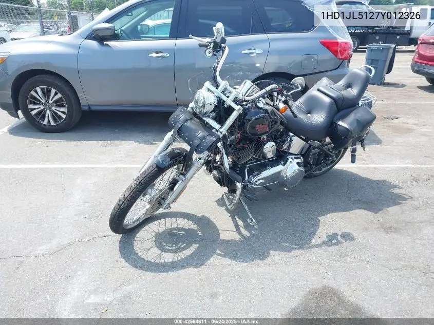 2007 Harley-Davidson Fxst Custom VIN: 1HD1JL5127Y012326 Lot: 42564611