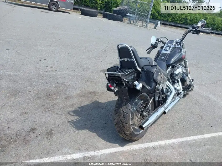 2007 Harley-Davidson Fxst Custom VIN: 1HD1JL5127Y012326 Lot: 42564611