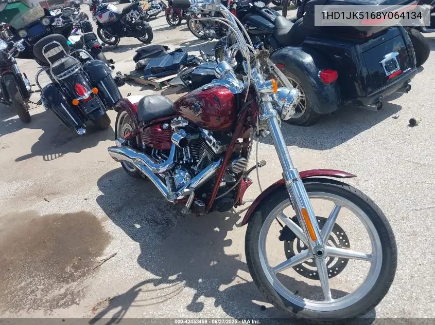 2008 Harley-Davidson Fxcwc VIN: 1HD1JK5168Y064134 Lot: 42453459