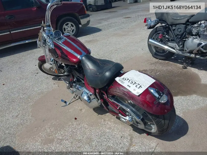 2008 Harley-Davidson Fxcwc VIN: 1HD1JK5168Y064134 Lot: 42453459