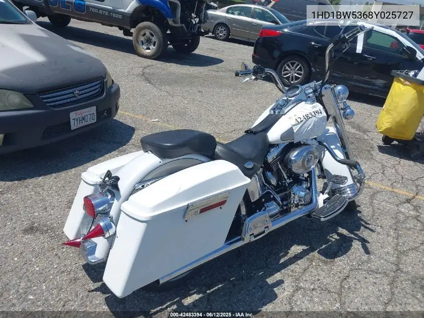 2008 Harley-Davidson Flstc VIN: 1HD1BW5368Y025727 Lot: 42483394