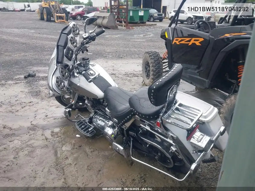 2008 Harley-Davidson Flstc VIN: 1HD1BW5118Y048282 Lot: 42523665