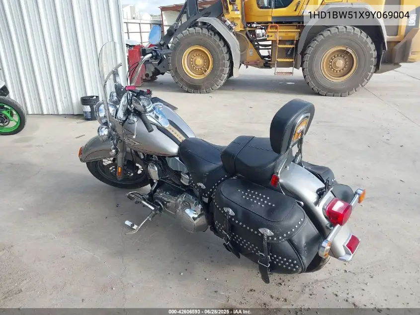 2009 Harley-Davidson Flstc VIN: 1HD1BW51X9Y069004 Lot: 42606593