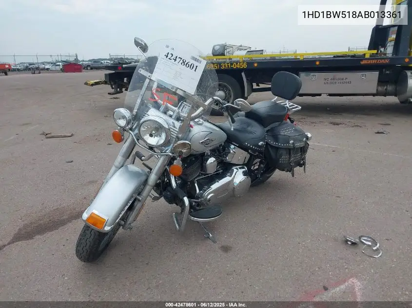 2010 Harley-Davidson Flstc VIN: 1HD1BW518AB013361 Lot: 42478601