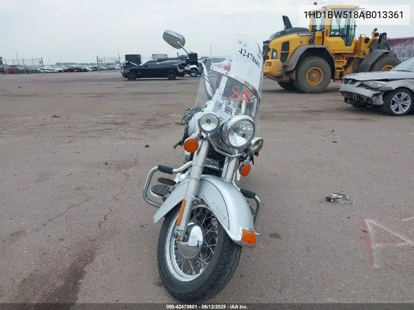 2010 Harley-Davidson Flstc VIN: 1HD1BW518AB013361 Lot: 42478601