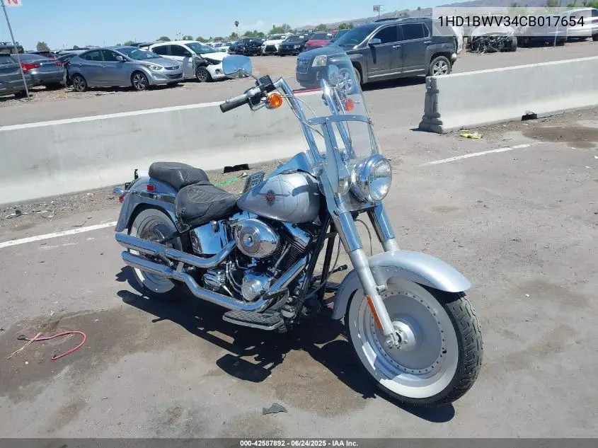 2012 Harley-Davidson Flstc Heritage Softail Classic VIN: 1HD1BWV34CB017654 Lot: 42587892