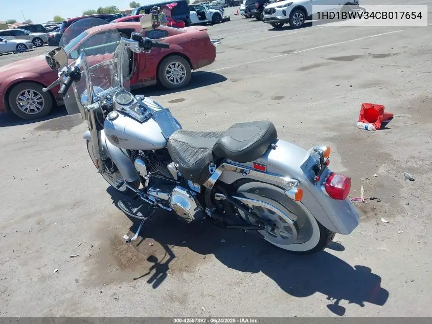 2012 Harley-Davidson Flstc Heritage Softail Classic VIN: 1HD1BWV34CB017654 Lot: 42587892