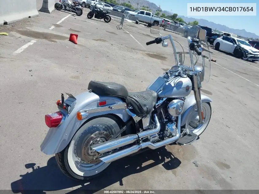 2012 Harley-Davidson Flstc Heritage Softail Classic VIN: 1HD1BWV34CB017654 Lot: 42587892