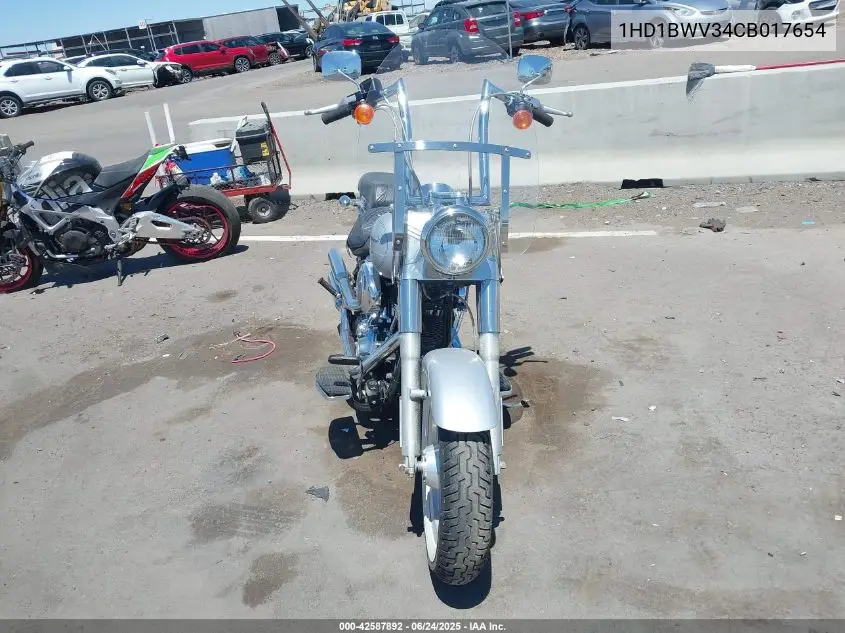 2012 Harley-Davidson Flstc Heritage Softail Classic VIN: 1HD1BWV34CB017654 Lot: 42587892