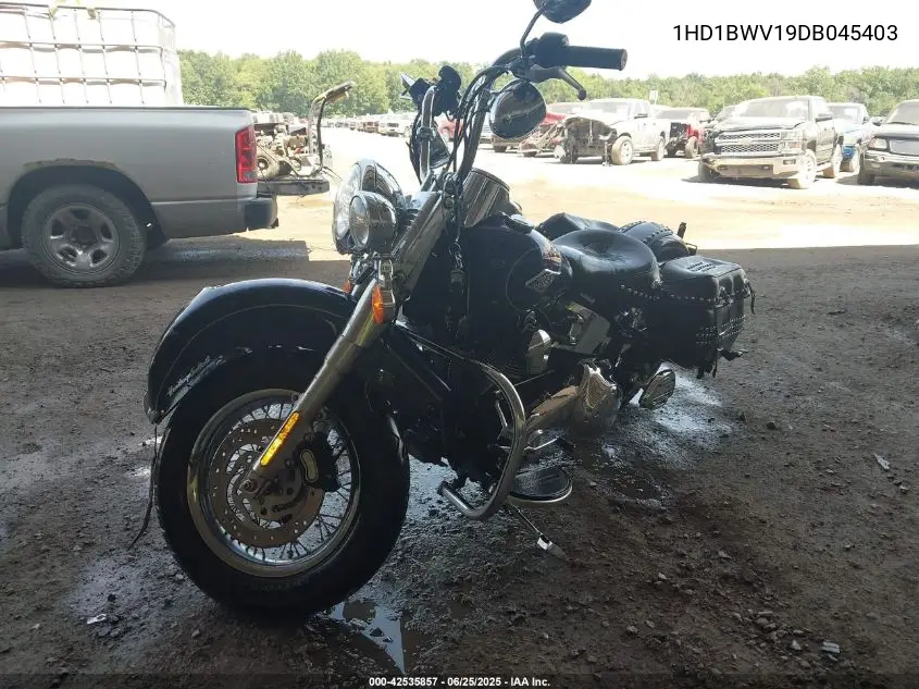 2013 Harley-Davidson Flstc Heritage Softail Classic VIN: 1HD1BWV19DB045403 Lot: 42535857