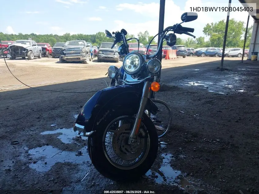 2013 Harley-Davidson Flstc Heritage Softail Classic VIN: 1HD1BWV19DB045403 Lot: 42535857