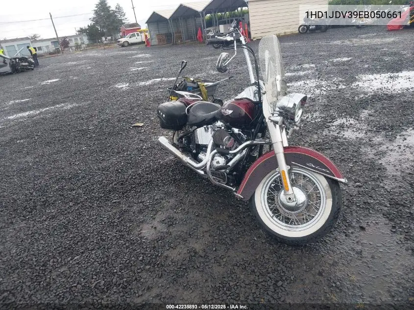 2014 Harley-Davidson Flstn Softail Deluxe VIN: 1HD1JDV39EB050661 Lot: 42235893