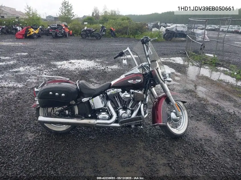 2014 Harley-Davidson Flstn Softail Deluxe VIN: 1HD1JDV39EB050661 Lot: 42235893