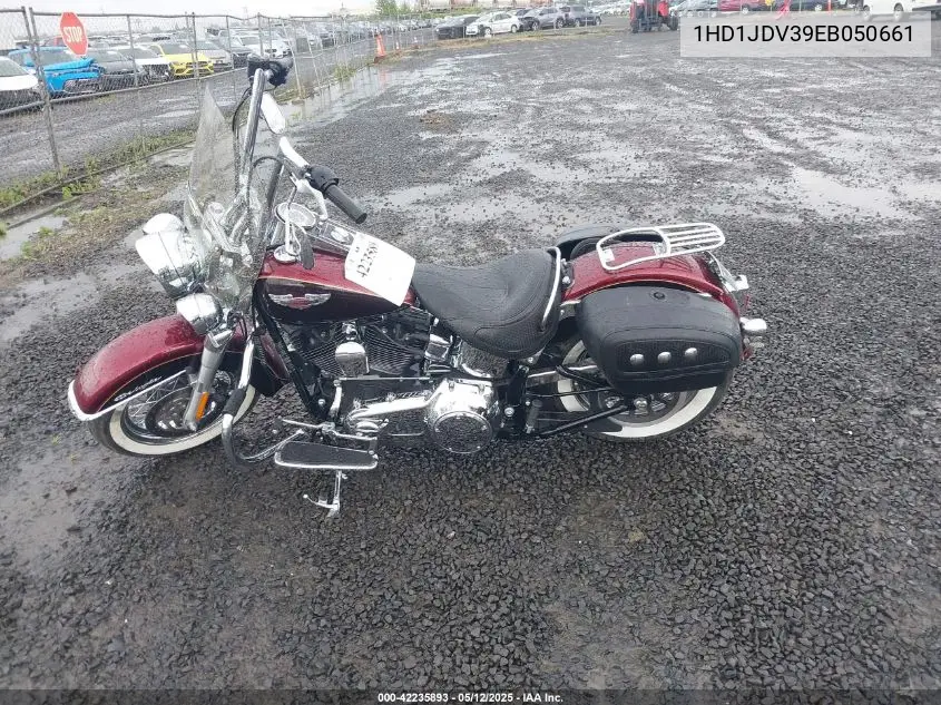 2014 Harley-Davidson Flstn Softail Deluxe VIN: 1HD1JDV39EB050661 Lot: 42235893