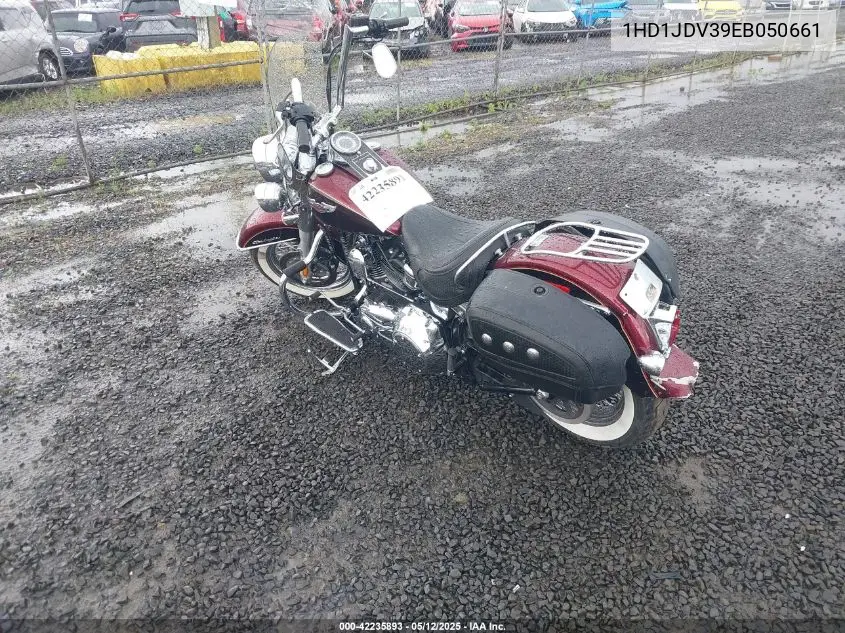 2014 Harley-Davidson Flstn Softail Deluxe VIN: 1HD1JDV39EB050661 Lot: 42235893