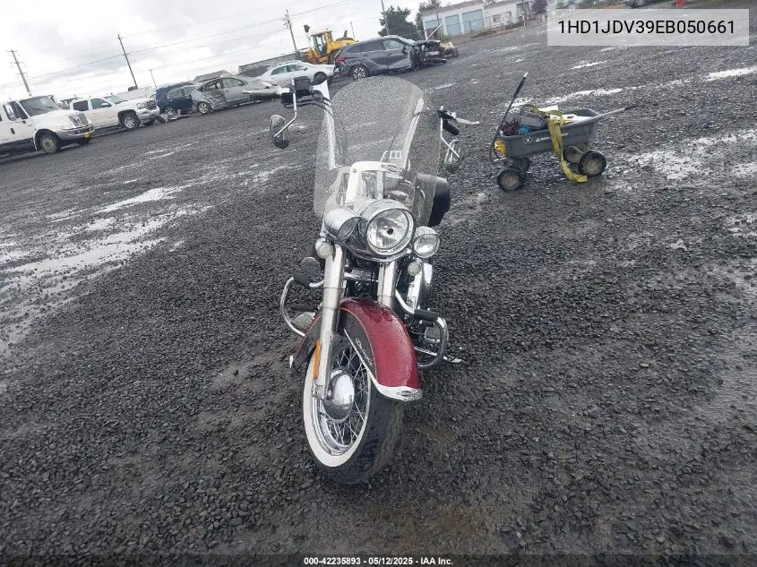 2014 Harley-Davidson Flstn Softail Deluxe VIN: 1HD1JDV39EB050661 Lot: 42235893