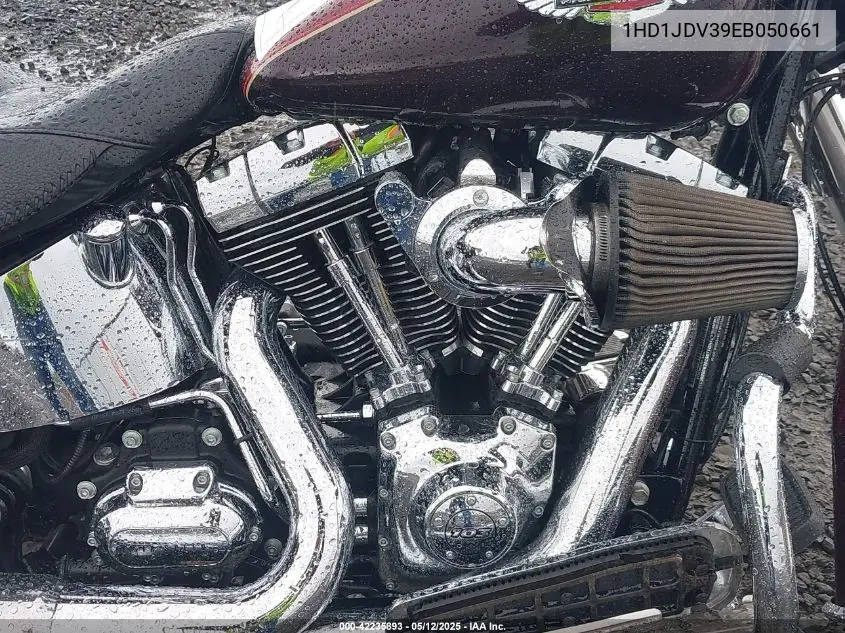 2014 Harley-Davidson Flstn Softail Deluxe VIN: 1HD1JDV39EB050661 Lot: 42235893
