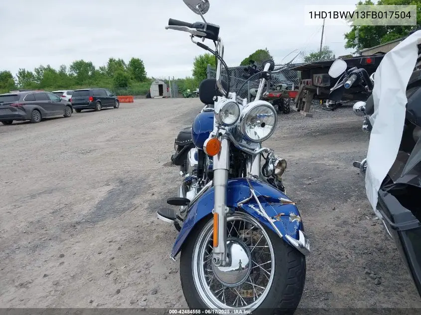 2015 Harley-Davidson Flstc Heritage Softail Classic VIN: 1HD1BWV13FB017504 Lot: 42484558