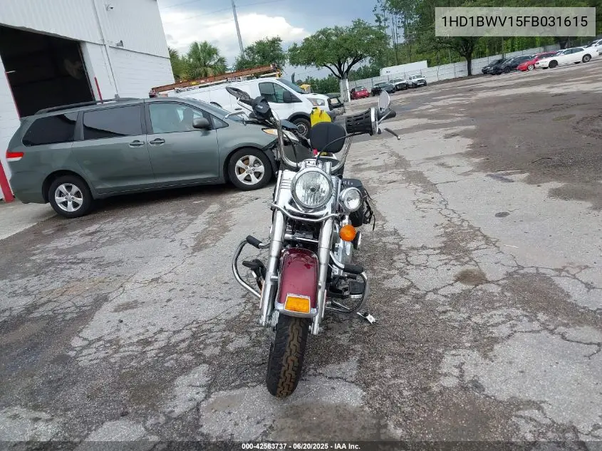 2015 Harley-Davidson Flstc Heritage Softail Classic VIN: 1HD1BWV15FB031615 Lot: 42563737