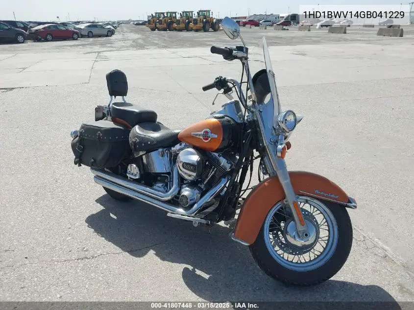 2016 Harley-Davidson Flstc Heritage Softail Classic VIN: 1HD1BWV14GB041229 Lot: 41807448