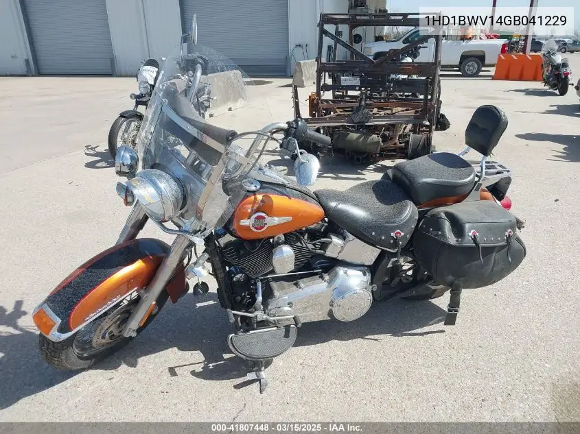 2016 Harley-Davidson Flstc Heritage Softail Classic VIN: 1HD1BWV14GB041229 Lot: 41807448
