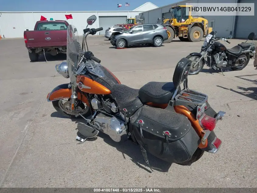 2016 Harley-Davidson Flstc Heritage Softail Classic VIN: 1HD1BWV14GB041229 Lot: 41807448