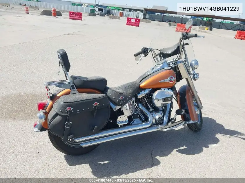 2016 Harley-Davidson Flstc Heritage Softail Classic VIN: 1HD1BWV14GB041229 Lot: 41807448