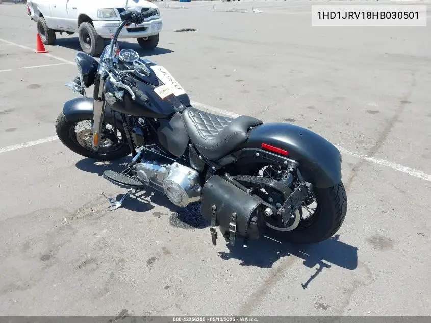 2017 Harley-Davidson Fls Softail Slim VIN: 1HD1JRV18HB030501 Lot: 42256305