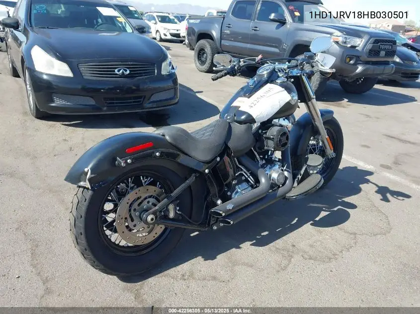 2017 Harley-Davidson Fls Softail Slim VIN: 1HD1JRV18HB030501 Lot: 42256305