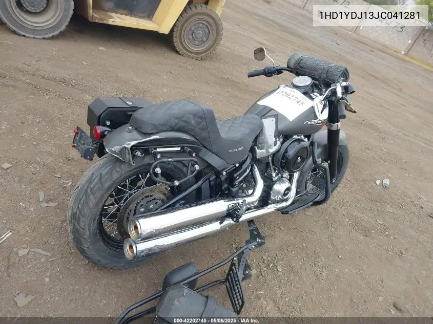 2018 Harley-Davidson Flsl Softail Slim VIN: 1HD1YDJ13JC041281 Lot: 42202745
