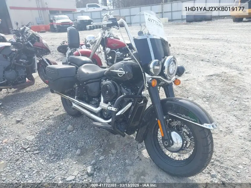2019 Harley-Davidson Flhc VIN: 1HD1YAJ2XKB019177 Lot: 41772303
