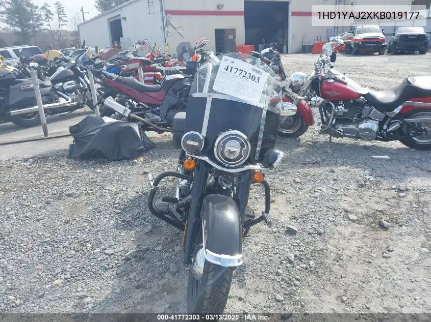 2019 Harley-Davidson Flhc VIN: 1HD1YAJ2XKB019177 Lot: 41772303