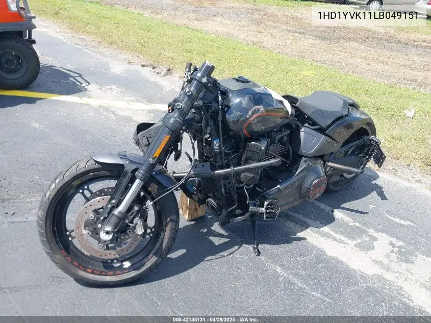 2020 Harley-Davidson Fxdrs VIN: 1HD1YVK11LB049151 Lot: 42145131