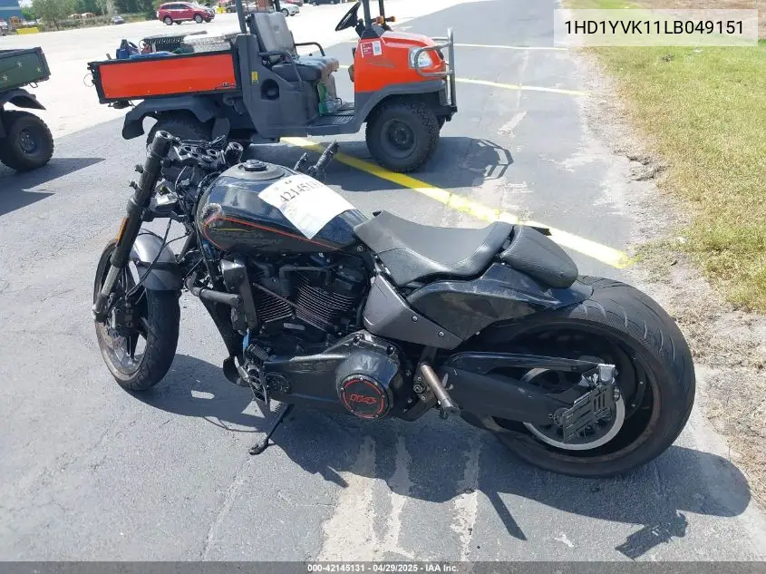 2020 Harley-Davidson Fxdrs VIN: 1HD1YVK11LB049151 Lot: 42145131