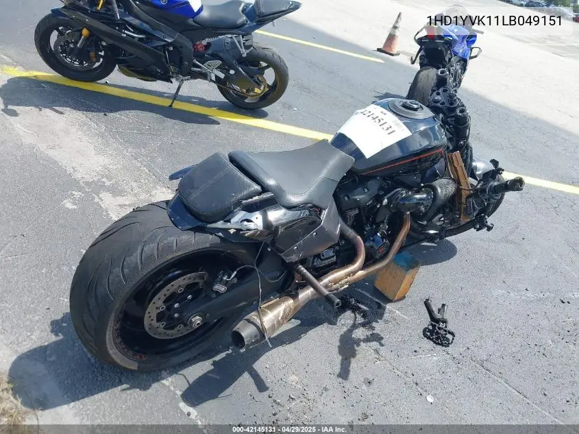 2020 Harley-Davidson Fxdrs VIN: 1HD1YVK11LB049151 Lot: 42145131
