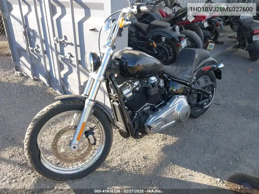 2021 Harley-Davidson Fxst VIN: 1HD1BVJ28MB027600 Lot: 41616338