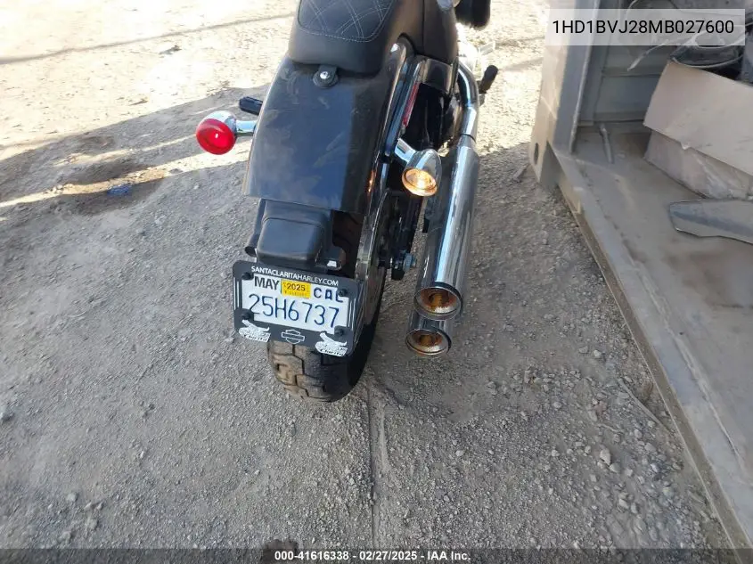 2021 Harley-Davidson Fxst VIN: 1HD1BVJ28MB027600 Lot: 41616338