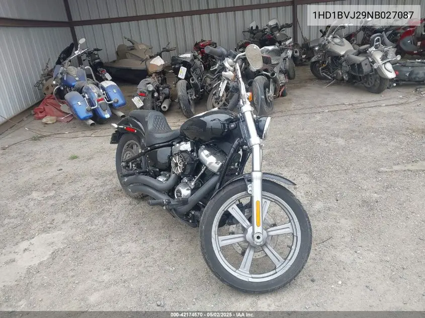 2022 Harley-Davidson Fxst VIN: 1HD1BVJ29NB027087 Lot: 42174570