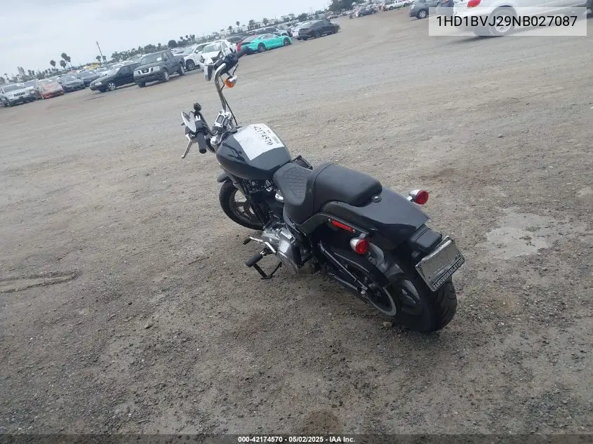 2022 Harley-Davidson Fxst VIN: 1HD1BVJ29NB027087 Lot: 42174570